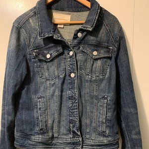 Anthropologie -- Super cool denim jacket from Pilcro and the Letterpress